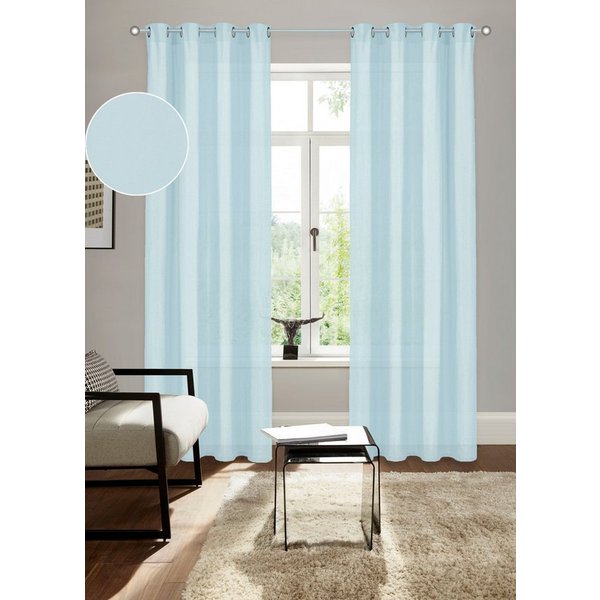 Bruno Banani Vorhang Lagan, 2er- Set, blickdicht, Polyester (2 St), blickdicht, Polyester, 2-er Set, gewebt, Microfaser, versch. Größen, einfarbig, Bestseller