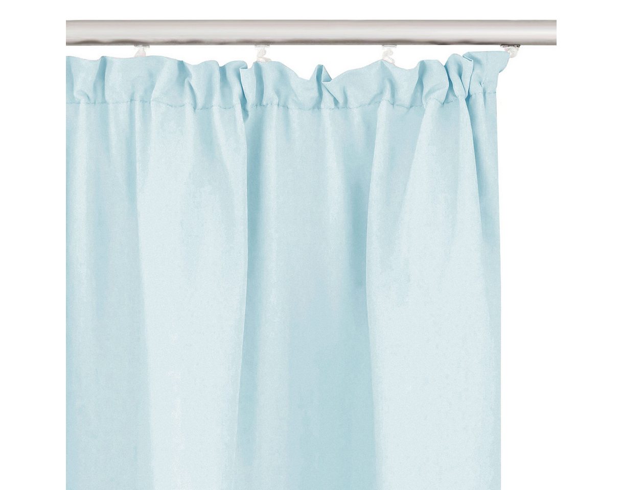 Bruno Banani Vorhang Lagan, 2er-Set, blickdicht, Kräuselband (2 St), blickdicht, Polyester, 2-er Set, gewebt, Microfaser, versch. Größen, einfarbig, Bestseller – Bild 5 von 5