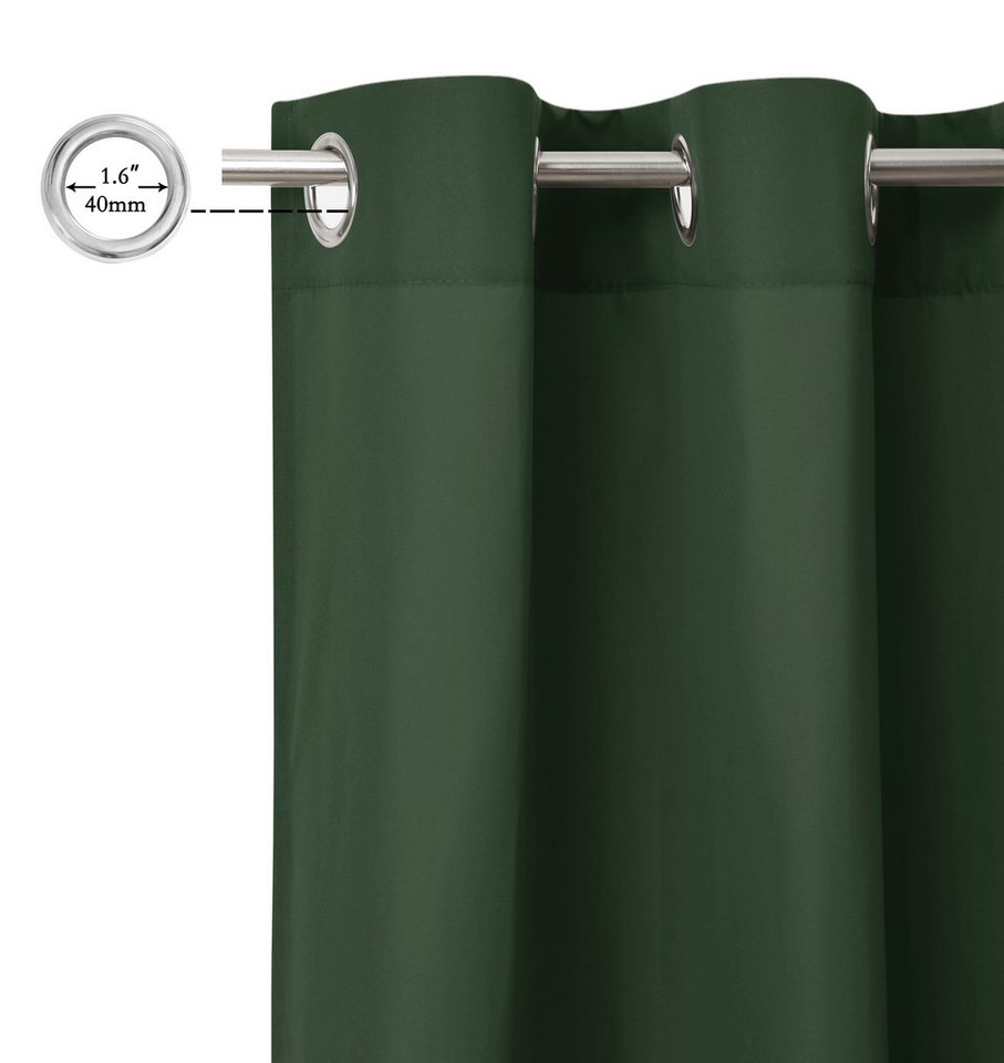 Bruno Banani Vorhang Lagan, 2er- Set, blickdicht, Polyester (2 St), blickdicht, Polyester, 2-er Set, gewebt, Microfaser, versch. Größen, einfarbig, Bestseller – Bild 3 von 5