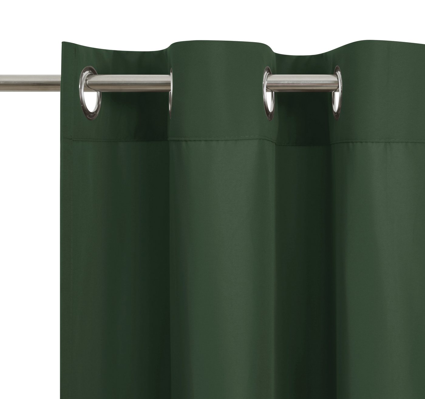 Bruno Banani Vorhang Lagan, 2er- Set, blickdicht, Polyester (2 St), blickdicht, Polyester, 2-er Set, gewebt, Microfaser, versch. Größen, einfarbig, Bestseller – Bild 4 von 5