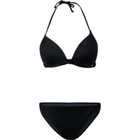 BRUNOTTI Damen Bikini Kohali-Leaves, Größe 42 in Schwarz