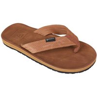 BRUNOTTI Herren Badeslipper Algheri, Größe 44 in Braun
