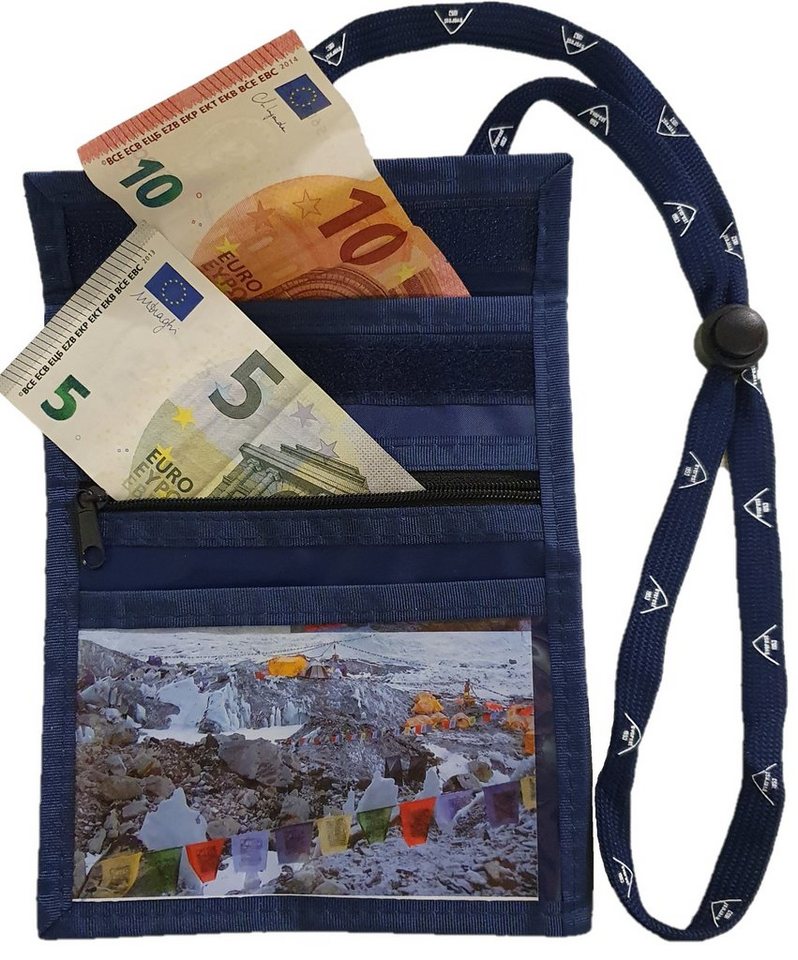 everest 1953 Brustbeutel everest 1953 Brustbeutel Sichtfenster Brustsafe Brusttasche Outdoor, verstellbare Umhängschnur, faltbar, unverwüstlich – Bild 4 von 5