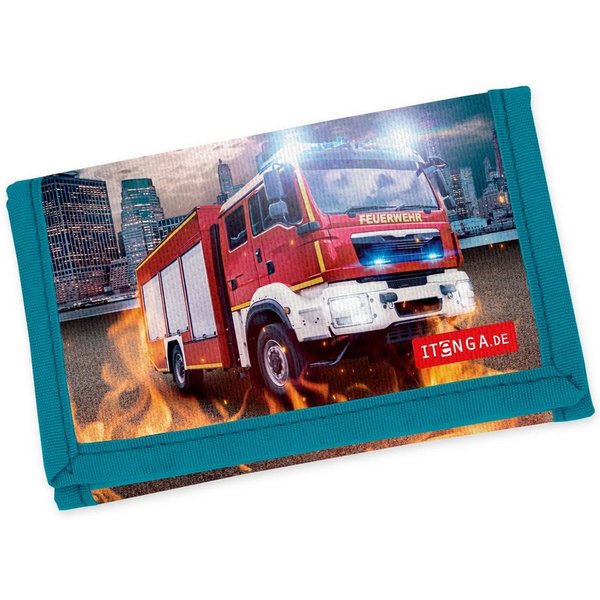 itenga Brustbeutel itenga Brustbeutel - FEUERWEHR - Geld Beutel Börse Schlaufe Polyester
