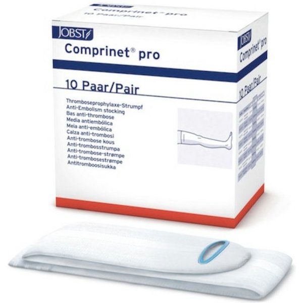 Bsn Medical Kompressionsstrümpfe Comprinet pro Thromboseprophylaxe-Strumpf, knielang, weiß (1-Paar, Gr. 2, 1 Paar)