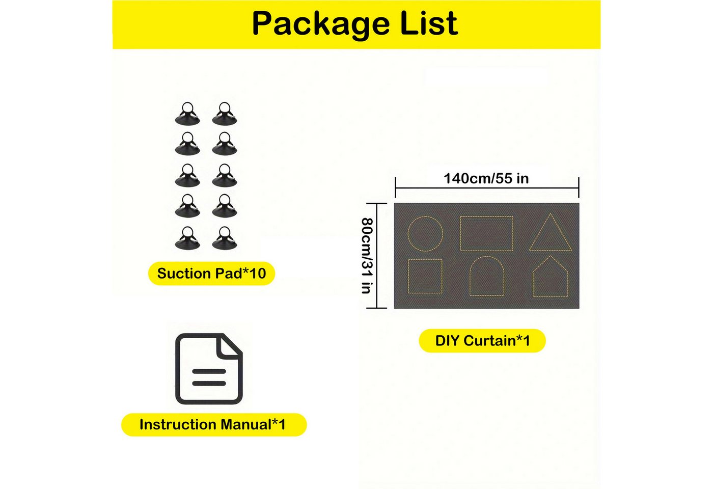 Verdunklungsrollo Verdunklungsrollo Ohne Bohren,verdunkelungsvorhang sonnenschutz, BTTO V&G, verdunkelnd, Portable Verdunklungsfolie Für Fenster,100% Dachfenste – Bild 2 von 5