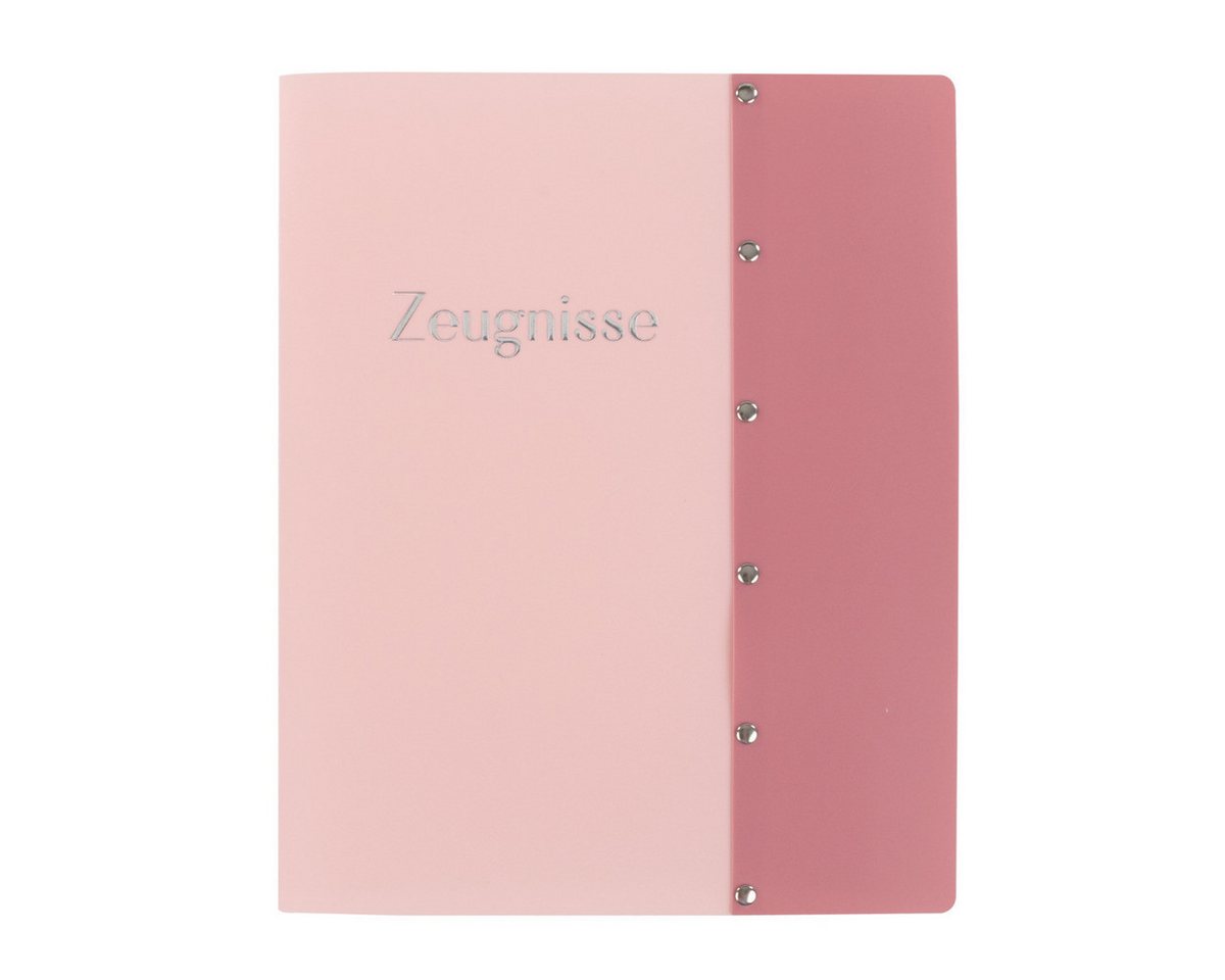 Idena Buchbindemappe Idena Zeugnismappe Sichtbuch mit 12 Klarsichthüllen 100µ pastell rosa, DIN A4, ( – Bild 2 von 5