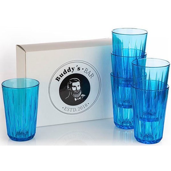 Buddy's Becher, 6-tlg., Kunststoff, 300 ml, 6-teilig