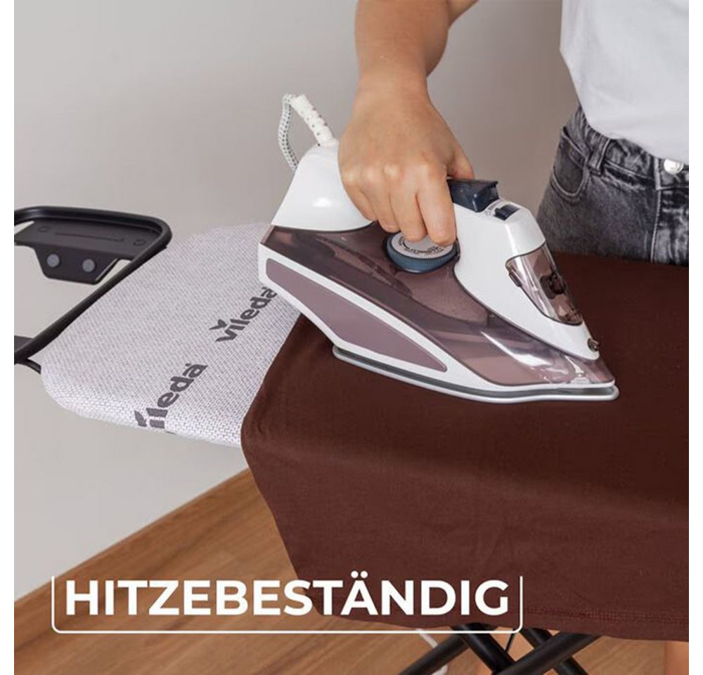 Vileda Bügelbrett Vileda DIAMOND S, Bügelfläche 114x33 cm, mit spezieller Titanbeschichtung – Bild 3 von 5