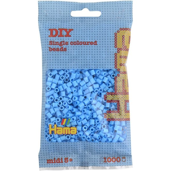 Hama Bügelperlen Hama Bügelperlen – Pastell-Blau, Midi 5 mm