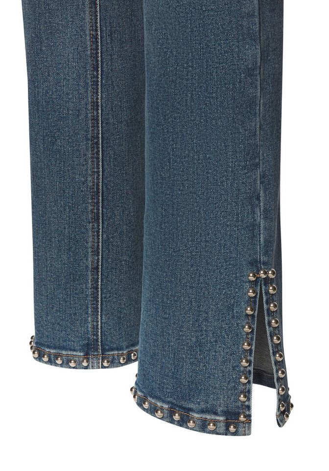 Buffalo 5-Pocket-Jeans mit Schlitz, Nietendetails, Skinny Jeans, modisch – Bild 5 von 5