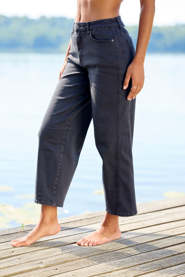 Buffalo Ankle-Jeans in modischem Barrel-Stil in angesagter Barrel-Form, lockeres Bein, bequem – Bild 3 von 5