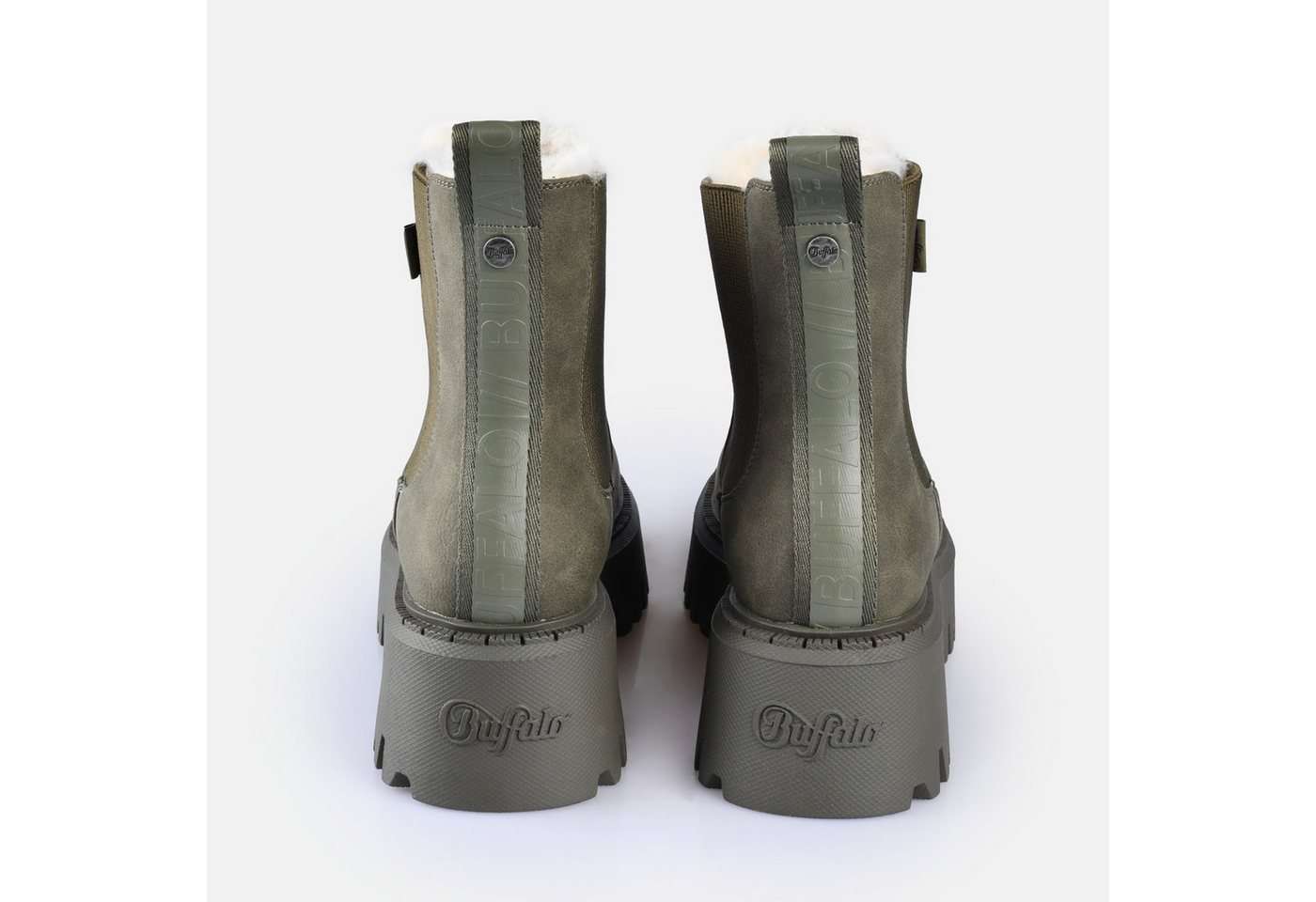 Buffalo ASPEN Chelseaboots Stiefelette, Plateauboots mit Profilsohle und Warmfutter – Bild 2 von 5