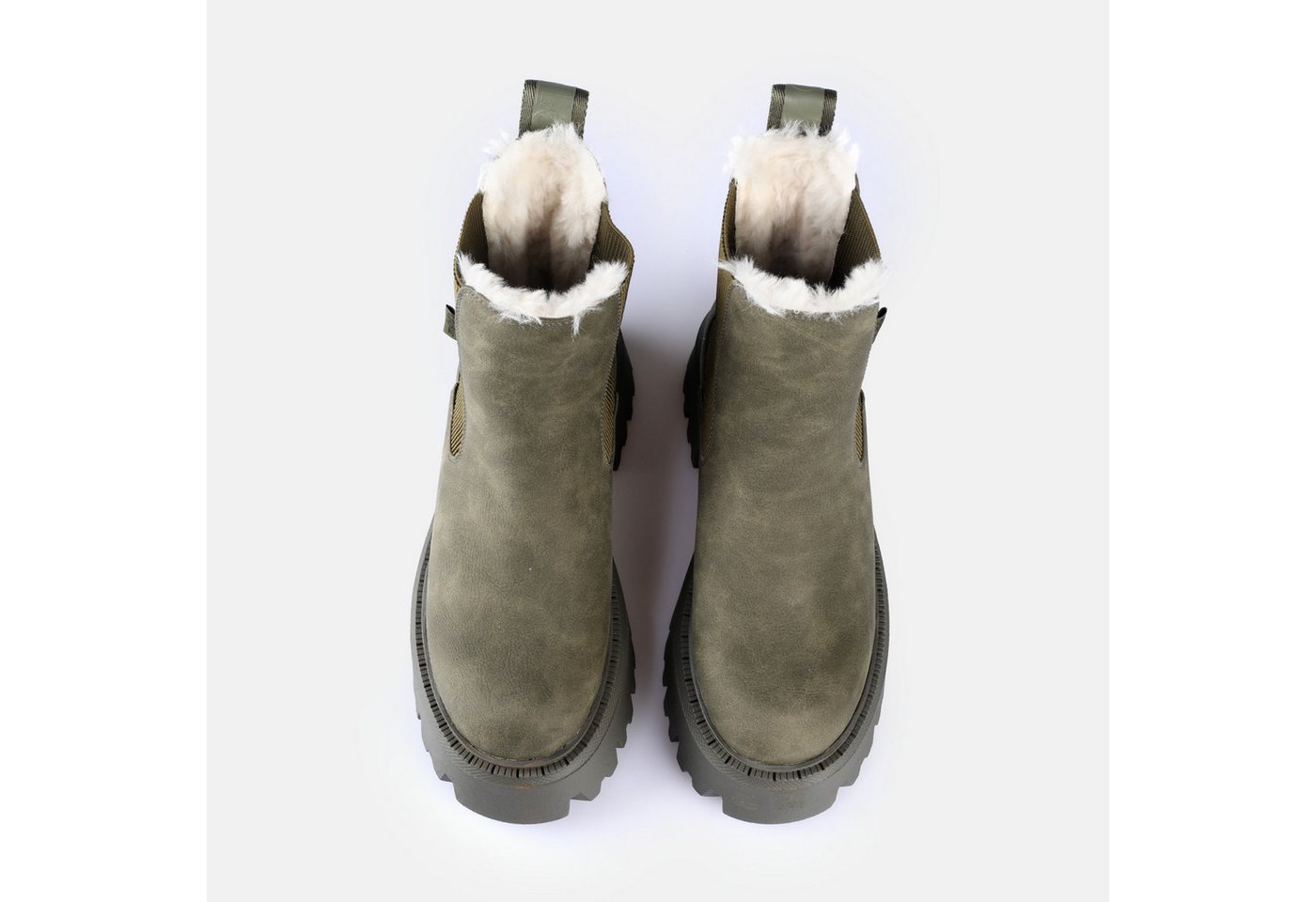 Buffalo ASPEN Chelseaboots Stiefelette, Plateauboots mit Profilsohle und Warmfutter – Bild 4 von 5