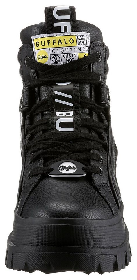Buffalo Buffalo Aspha NC Mid Bootie Flat Damen Black Ankleboots – Bild 4 von 5