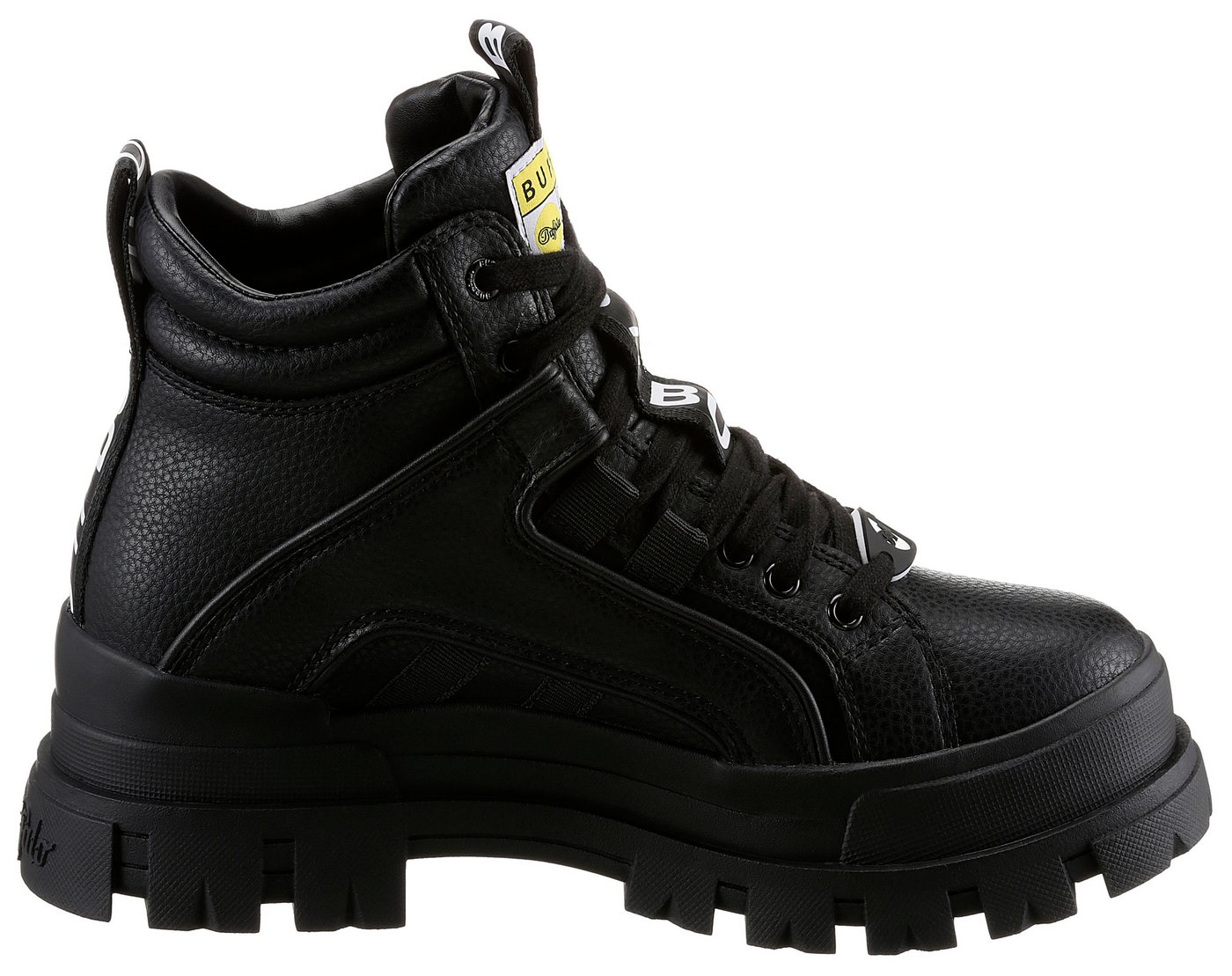 Buffalo Buffalo Aspha NC Mid Bootie Flat Damen Black Ankleboots – Bild 5 von 5