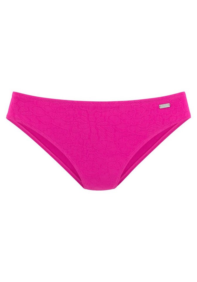 Buffalo Bikini-Hose Bubble mit floralem Strukturmuster – Bild 2 von 5