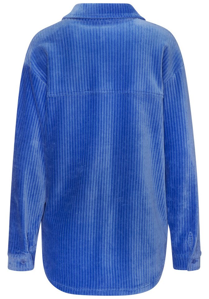 Buffalo Blusenshirt mit weicher Cord-Struktur, Loungewear – Bild 4 von 5