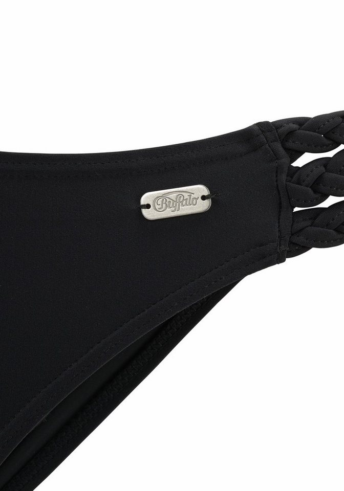 Buffalo Bügel-Bandeau-Bikini trendiger Look, mit abnehmbaren Trägern, mit geflochtenen Details – Bild 4 von 5