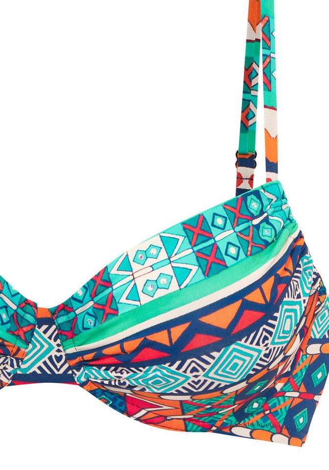 Buffalo Bügel-Bikini mit farbenfrohen Design – Bild 3 von 4
