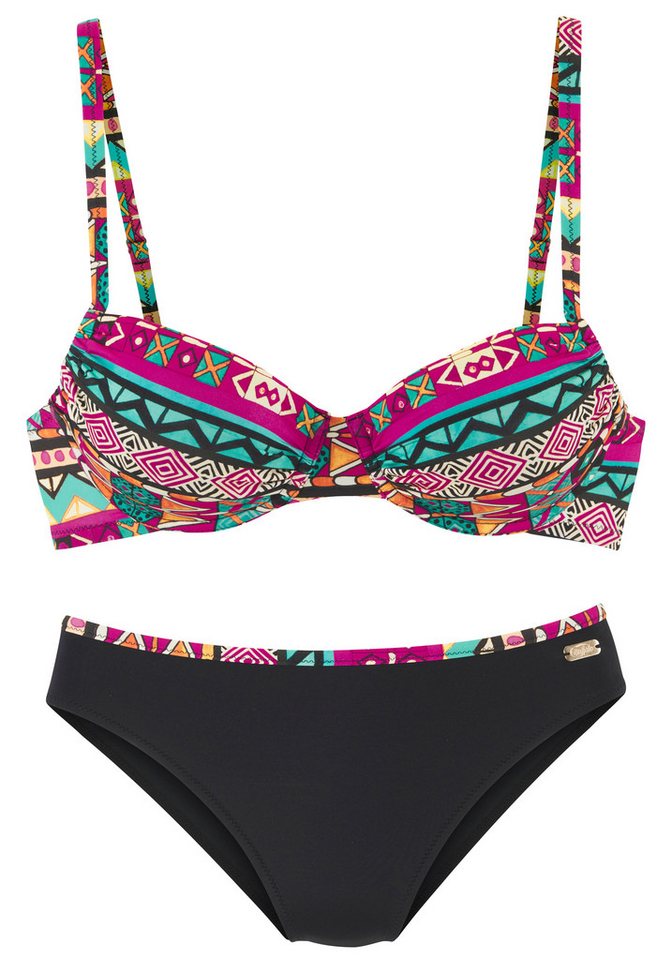 Buffalo Bügel-Bikini mit farbenfrohen Design – Bild 2 von 5