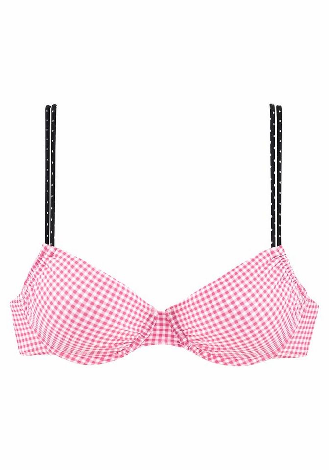 Buffalo Bügel-Bikini-Top Florida, verstellbare Doppelträger, seitlich zu raffen, Mix-Kini – Bild 2 von 5
