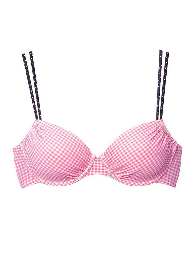 Buffalo Bügel-Bikini-Top Florida, verstellbare Doppelträger, seitlich zu raffen, Mix-Kini – Bild 2 von 5