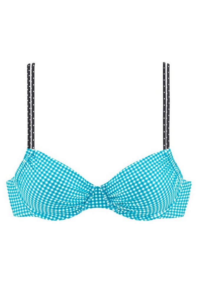 Buffalo Bügel-Bikini-Top Florida, verstellbare Doppelträger, seitlich zu raffen, Mix-Kini – Bild 2 von 5