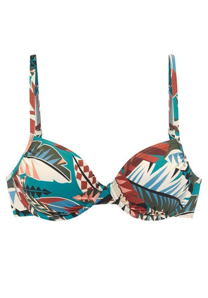 Buffalo Bügel-Bikini-Top Moana, mit modernem Allover-Print – Bild 2 von 4
