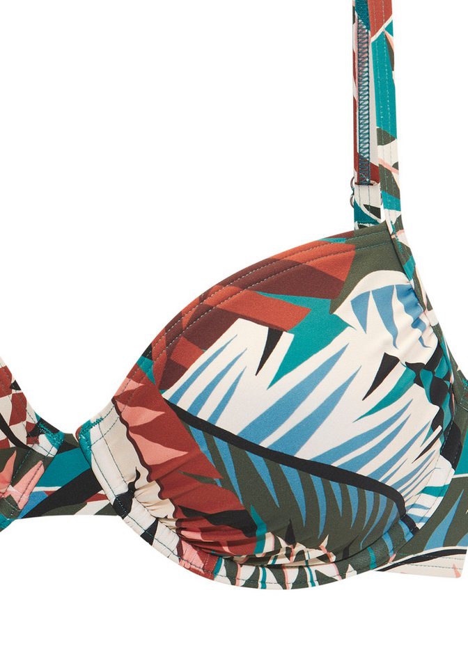 Buffalo Bügel-Bikini-Top Moana, mit modernem Allover-Print – Bild 3 von 4