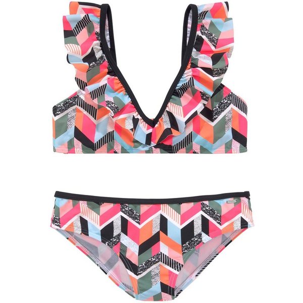 Buffalo Bustier-Bikini mit geometrischem Print