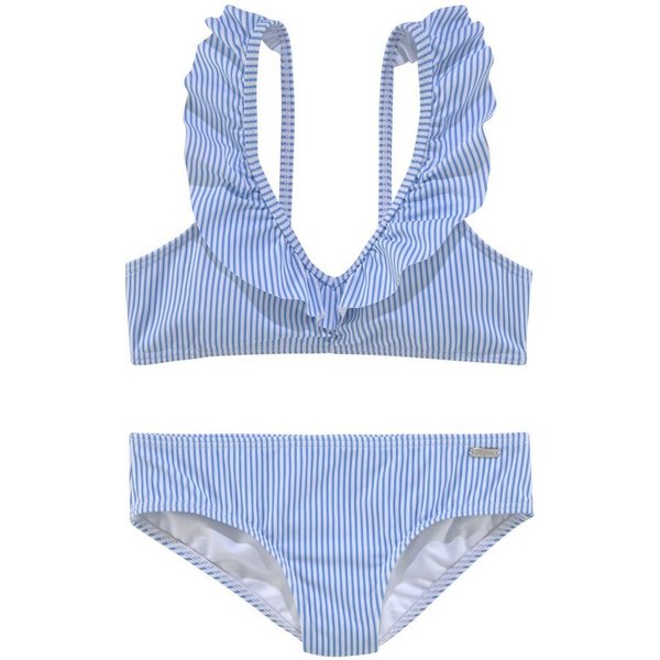 Buffalo Bustier-Bikini mit Volants am Ausschnitt