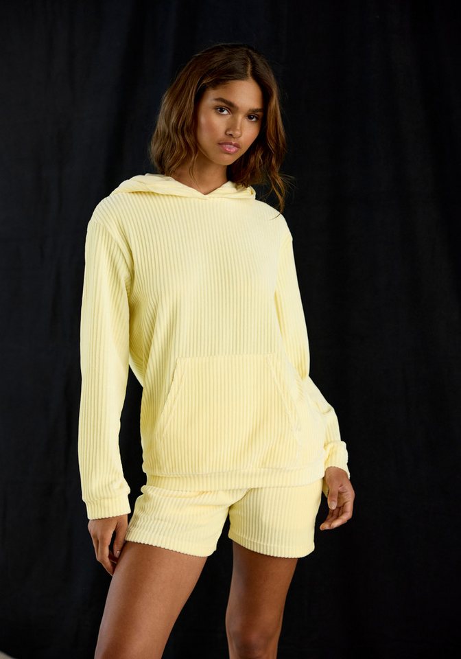 Buffalo Kapuzenpullover mit weicher Cord-Struktur – Bild 3 von 5