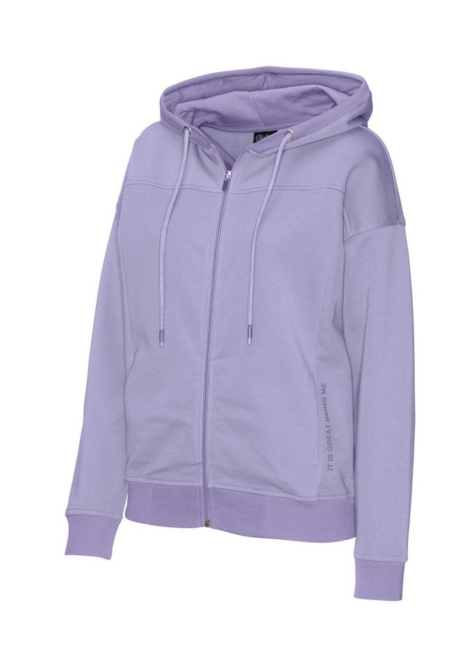 Buffalo Kapuzensweatjacke mit Statement Druck, Home- und Loungewear – Bild 5 von 5
