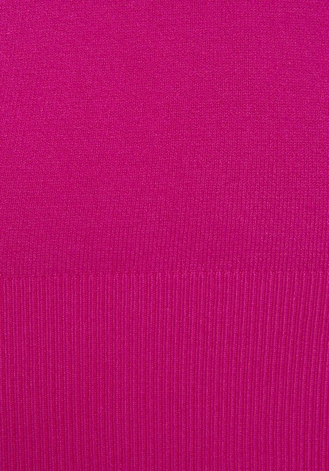 Buffalo Kurzarmpullover aus softem Feinstrick figurbetonter Rundhalspullover, softes Strickshirt, Basic – Bild 5 von 5