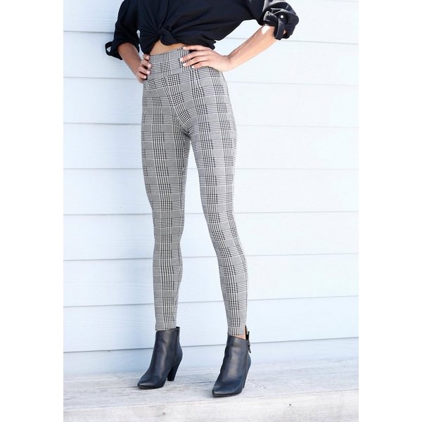 Buffalo Leggings im Glencheck-Design, elastisch, modisch
