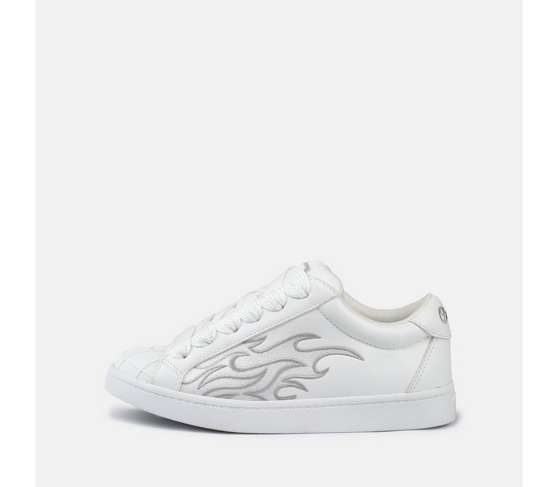 Buffalo LIBERTY FLAME Sneaker Freizeitsneaker, Halbschuh mit cooler Flammen-Applikation – Bild 5 von 5