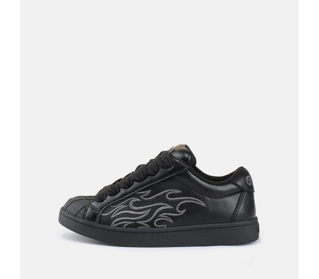 Buffalo LIBERTY FLAME Sneaker Freizeitsneaker, Halbschuh mit cooler Flammen-Applikation – Bild 5 von 5