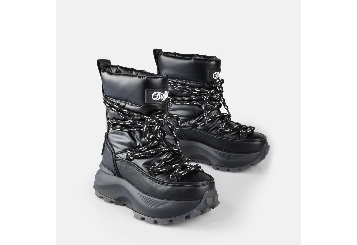 Buffalo MANHATTAN SOW BOOT PUFFED Winterboots Snowboots, Plateauboots, Schnürstiefelette mit Profilsohle – Bild 2 von 5