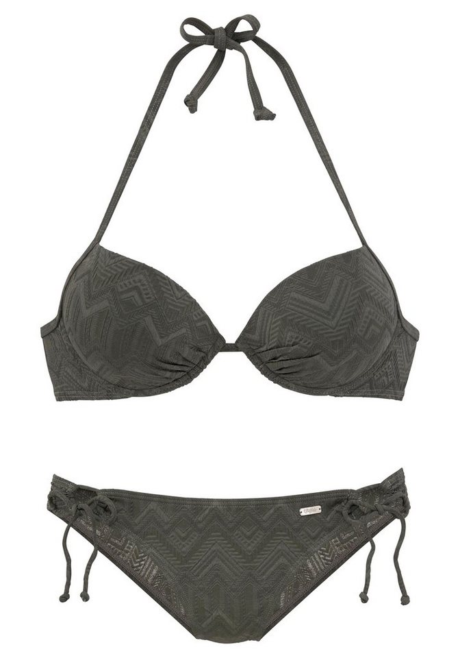 Buffalo Push-Up-Bikini mit modischer Struktur – Bild 2 von 5