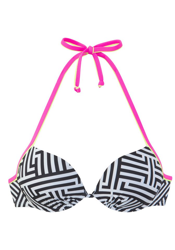 Buffalo Push-Up-Bikini-Top Gioletta, Mit kontrastfarbigen Details – Bild 2 von 5