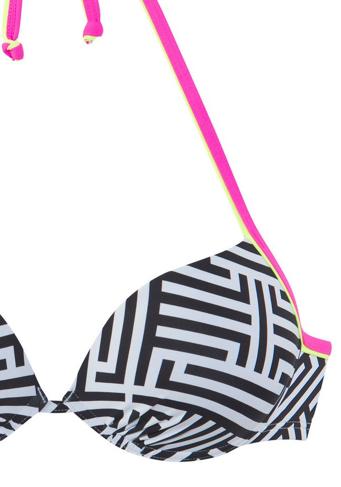 Buffalo Push-Up-Bikini-Top Gioletta, Mit kontrastfarbigen Details – Bild 3 von 5