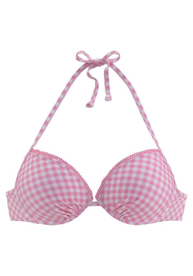 Buffalo Push-Up-Bikini-Top Karo, mit Zierborte – Bild 2 von 5