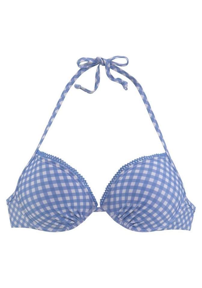 Buffalo Push-Up-Bikini-Top Karo, mit Zierborte – Bild 2 von 5