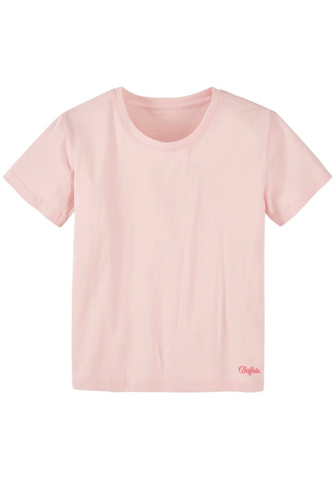 Buffalo Pyjama (2 tlg., 1 Set) kurzer Schlafanzug, unifarben und kariert, aus Baumwolle – Bild 2 von 5