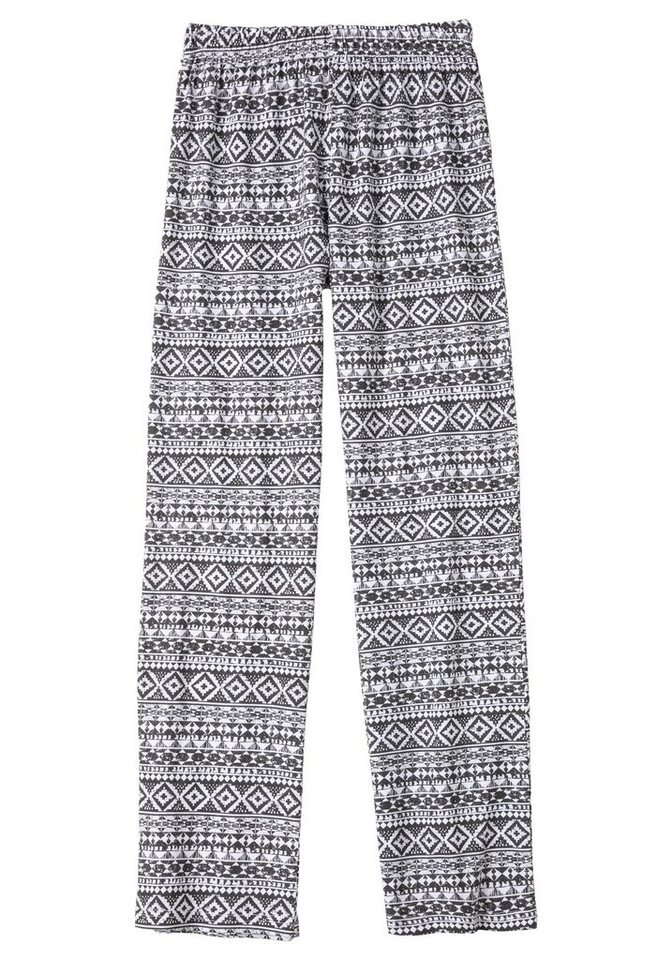 Buffalo Pyjama (2 tlg., 1 Set) langer Schlafanzug, Hose mit Allover-Print, aus Baumwolle – Bild 3 von 5