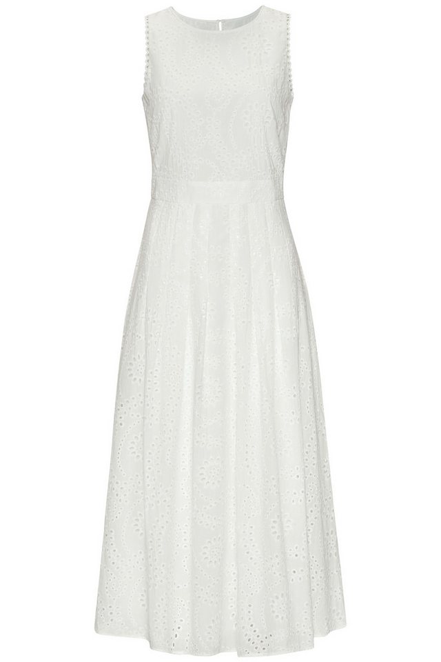 Buffalo Spitzenkleid in Maxilänge mit modischer Lochstickerei elegantes Sommerkleid, Maxikleid mit Stickerei, A-Linie, festlich – Bild 2 von 5