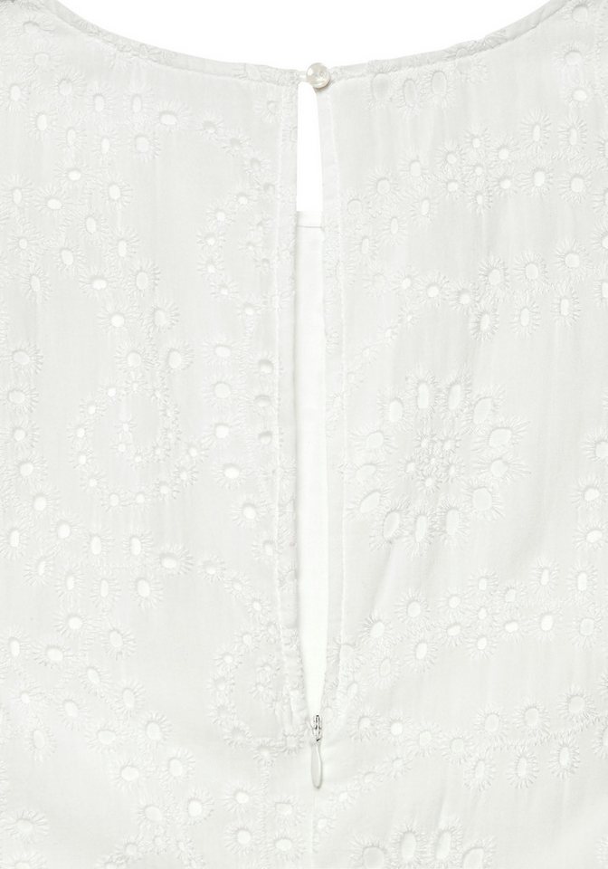 Buffalo Spitzenkleid in Maxilänge mit modischer Lochstickerei elegantes Sommerkleid, Maxikleid mit Stickerei, A-Linie, festlich – Bild 5 von 5