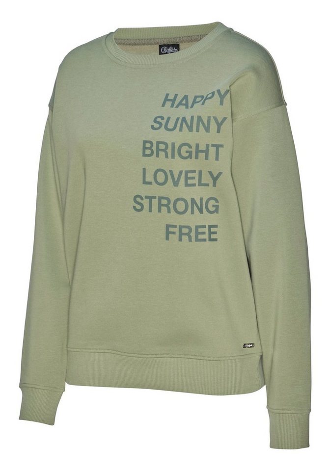Buffalo Sweatshirt mit Statement Druck, Loungewear – Bild 5 von 5