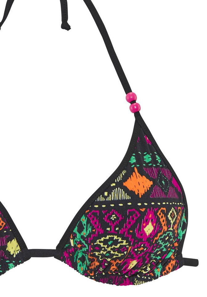 Buffalo Triangel-Bikini bunter Ethnomuster – Bild 3 von 5